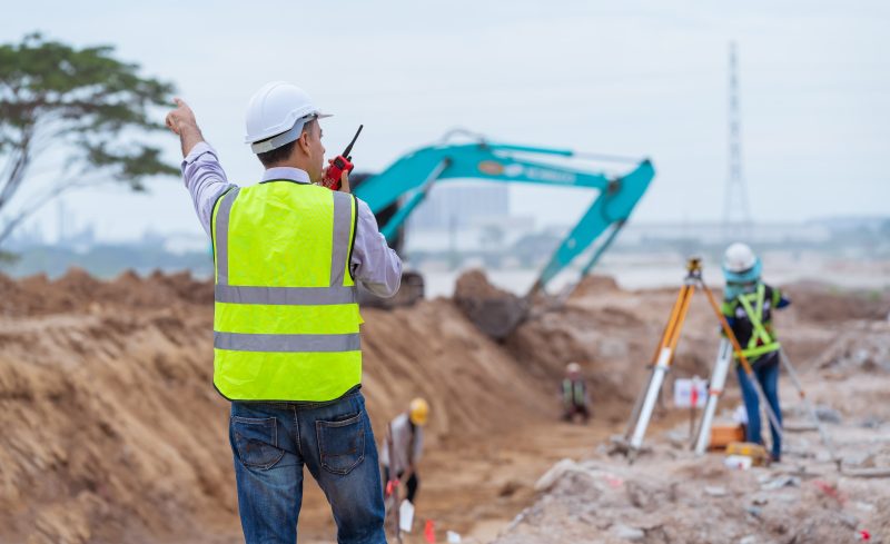 On-site topographical survey